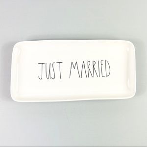 NEW Rae Dunn “JUST MARRIED “ Platter